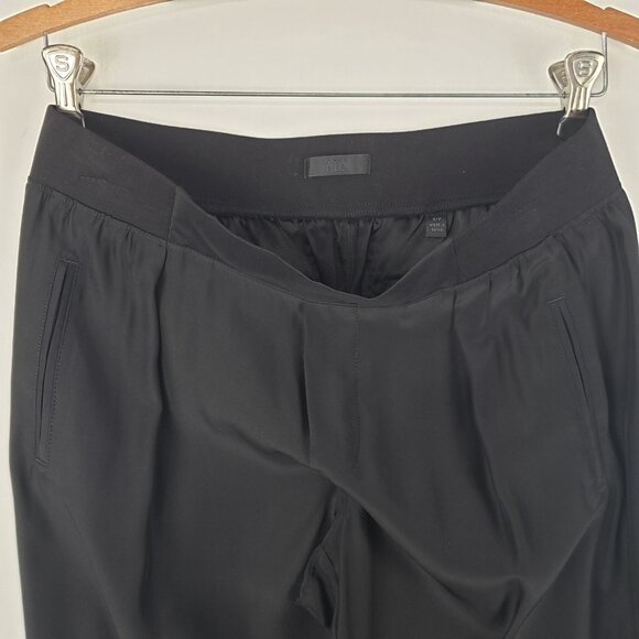 ATM Silk Joggers Black Pull On Pants AW9001-BD Lightweight Essential Size Small - Picture 6 of 9